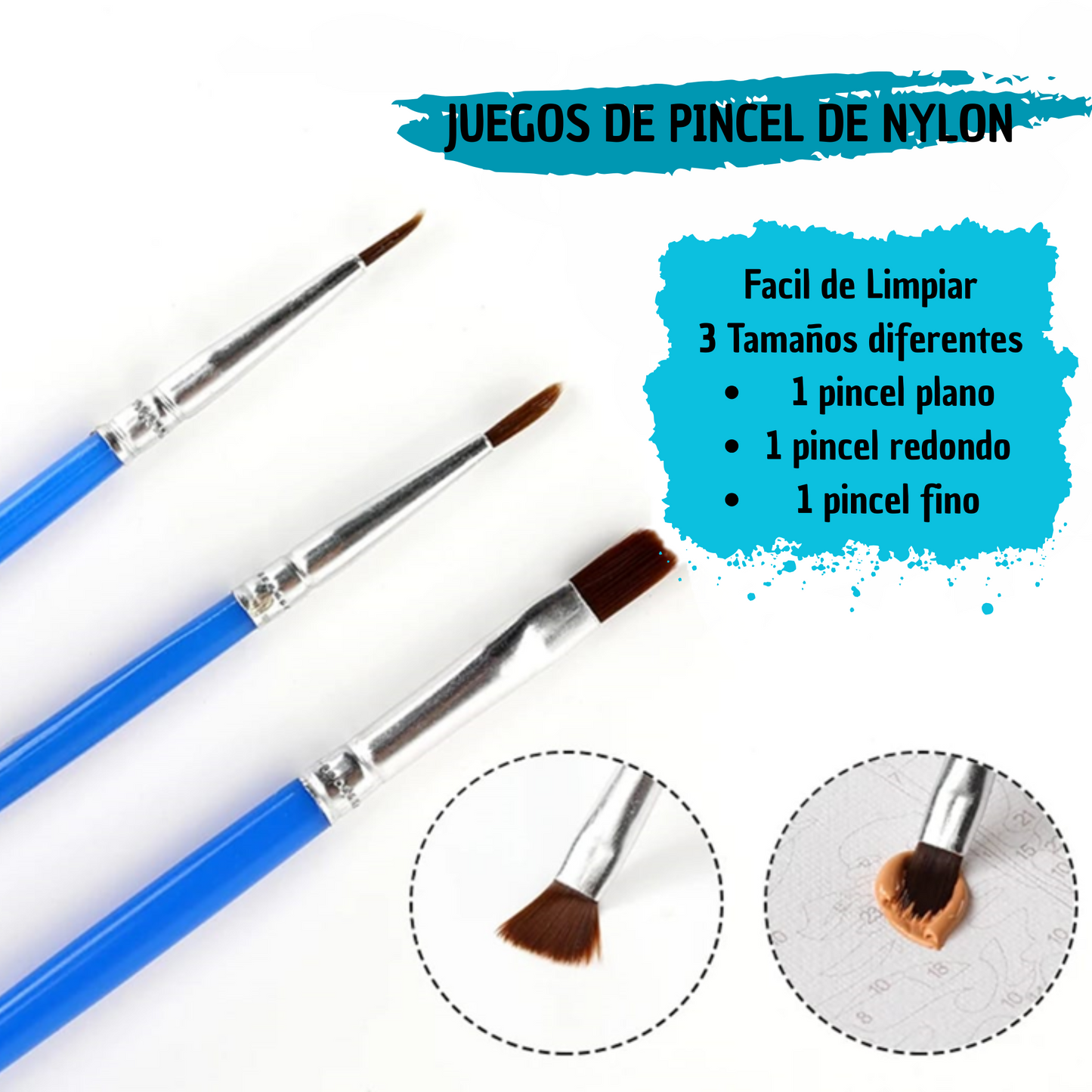 DINOSAURIO-Kit de pintura por números  30 x 30cm