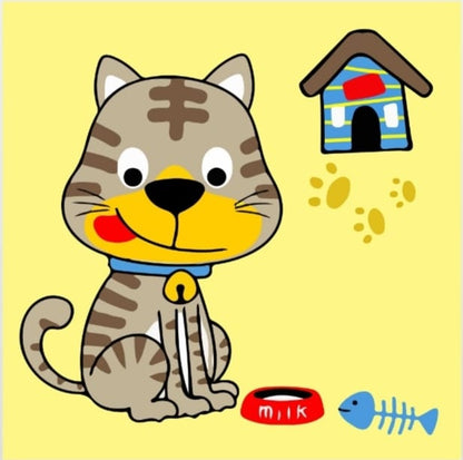 PERRITO-Kit De Pintura Por Números 30 x 30cm