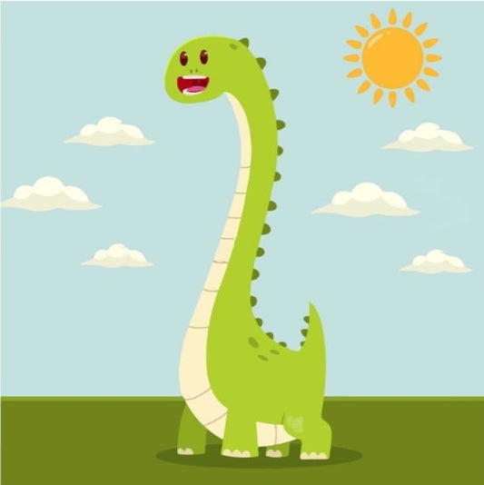 DINO-Kit De Pintura Por Números 30 x 30cm