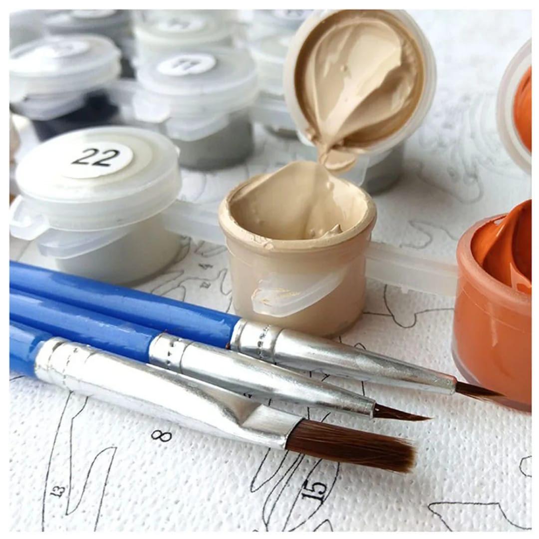 AGUILA-Kit De Pinturas Por Números 40 x 50cm