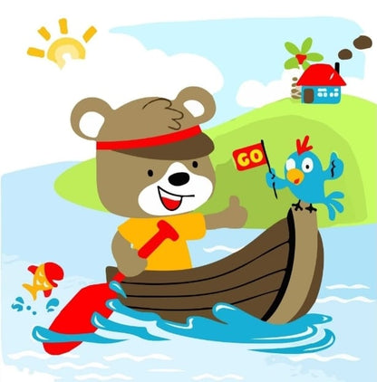 OSITO-Kit De Pintura Por Números 30 x 30cm